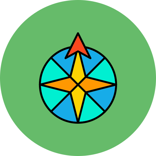 North Generic color lineal-color icon