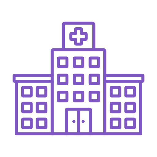 病院の建物 Generic color outline icon
