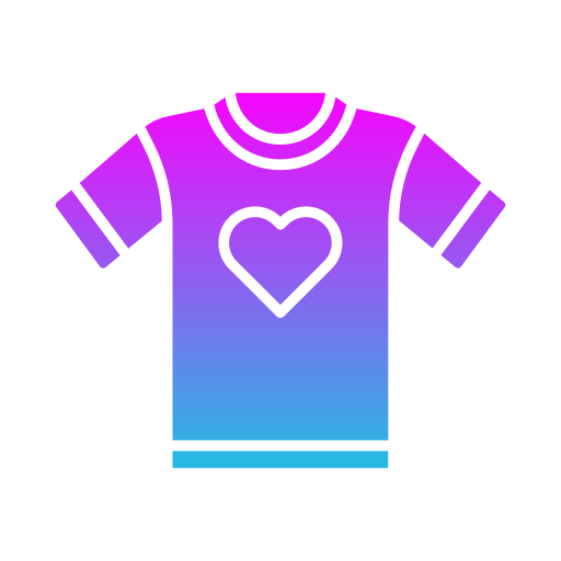 tシャツ Generic gradient fill icon