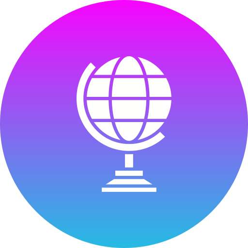 globe Generic gradient fill Icône