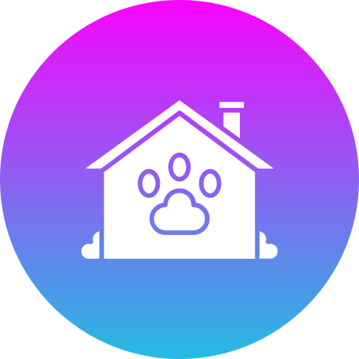 Pet house Generic gradient fill icon