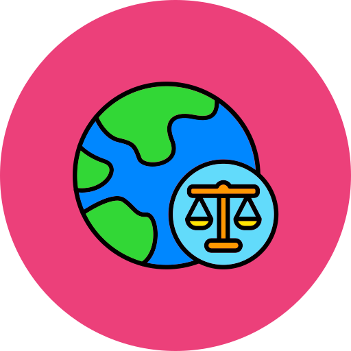 世界の法律 Generic color lineal-color icon