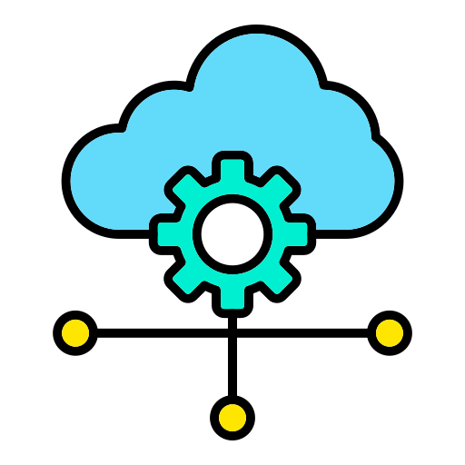 configurações da nuvem Generic color lineal-color Ícone