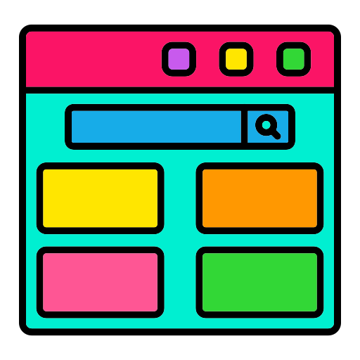 web browser Generic color lineal-color иконка