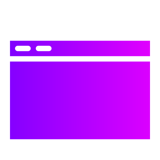 navegador Generic gradient fill icono