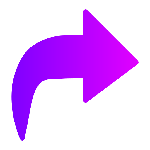 Forward Generic gradient fill icon