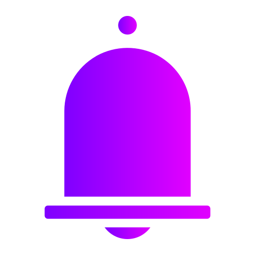 dzwonek Generic gradient fill ikona