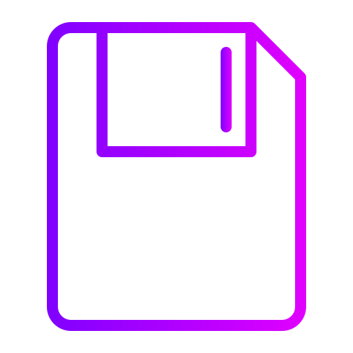 Save Generic gradient outline icon