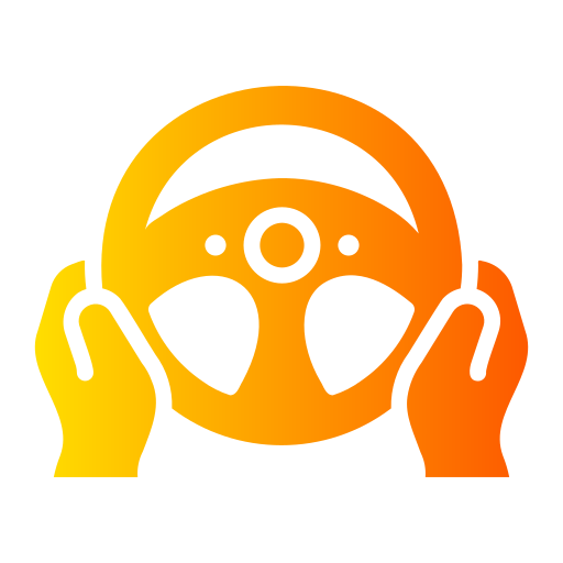 Steering Wheel Generic gradient fill icon
