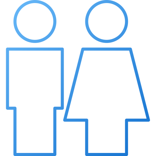 masculino e feminino Generic gradient outline Ícone