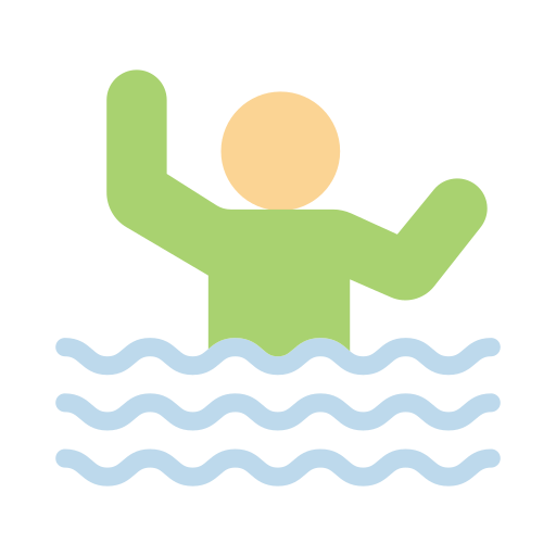 Swimmer Vector Stall Flat icon