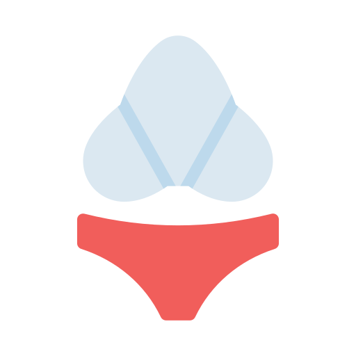 bikini Vector Stall Flat icono