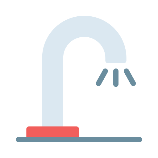 grifo de agua Vector Stall Flat icono