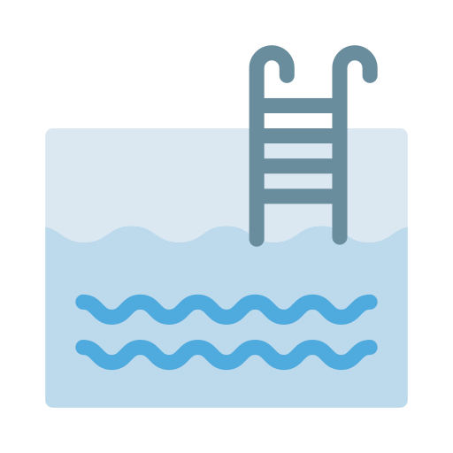piscina Vector Stall Flat icono