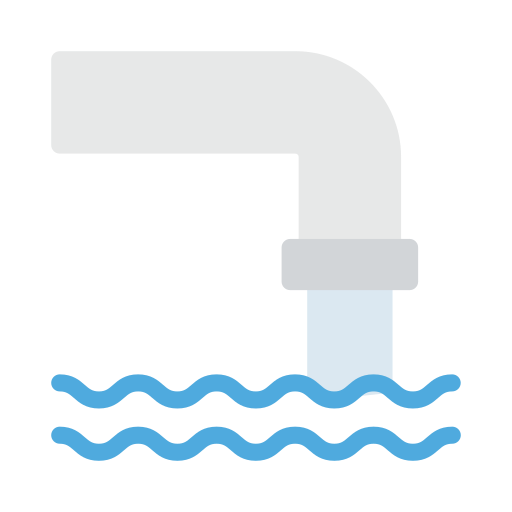 Water pipe Vector Stall Flat icon