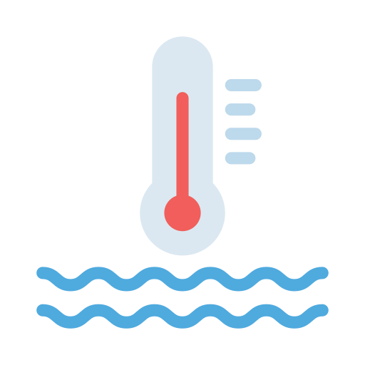 control de temperatura Vector Stall Flat icono