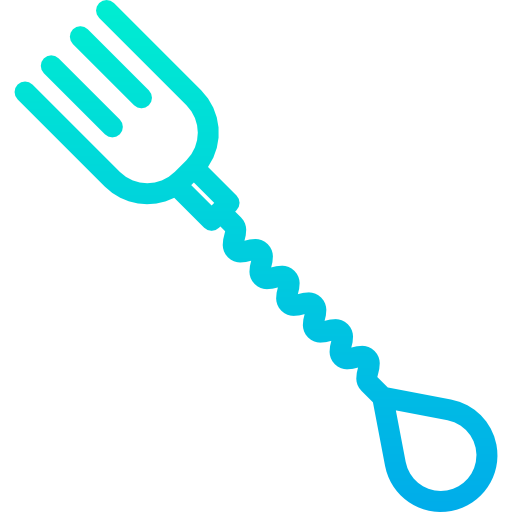 tenedor Kiranshastry Gradient icono