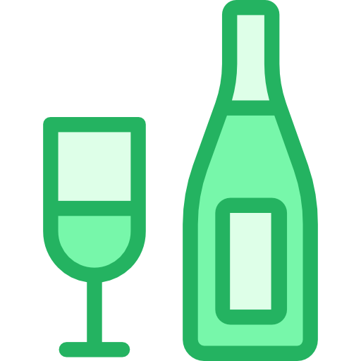 champanhe Kiranshastry Lineal Green Ícone