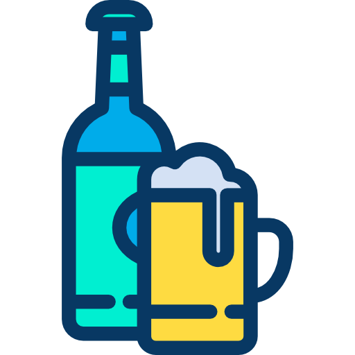 맥주 Kiranshastry Lineal Color icon