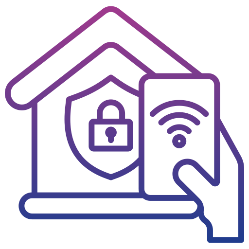 Home security Generic gradient outline icon