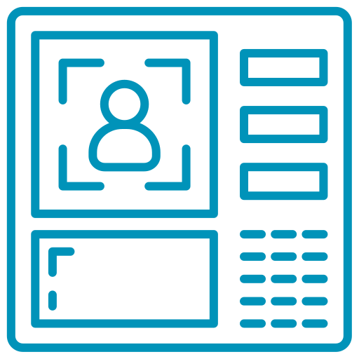 Face scan Generic color outline icon