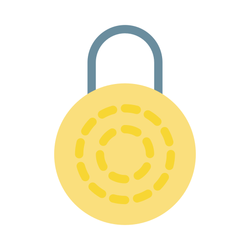 smart lock Vector Stall Flat icon