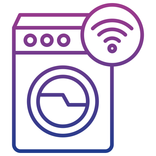 lavadora inteligente Generic gradient outline icono