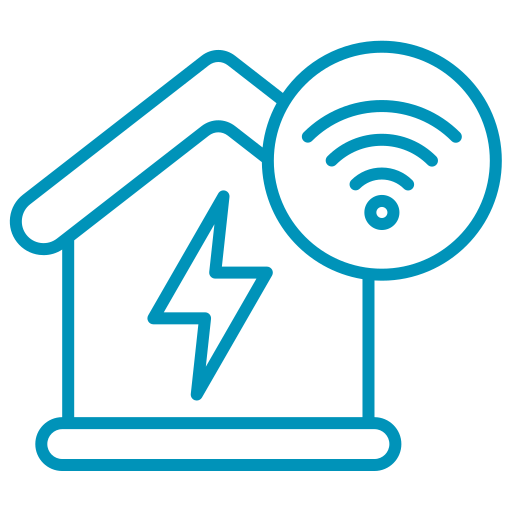 Smart energy Generic color outline icon