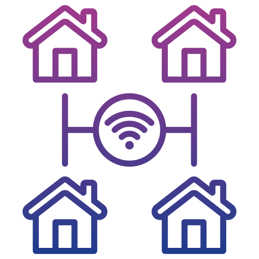 Home control Generic gradient outline icon