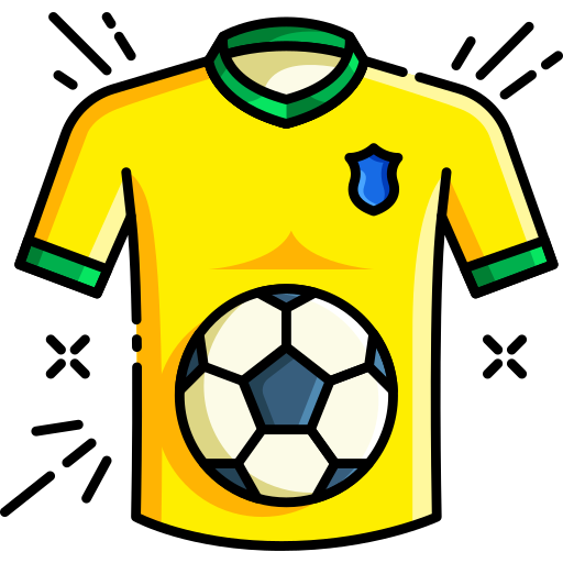 maglietta da calcio Generic color lineal-color icona