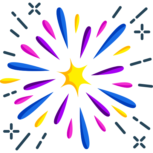 Fireworks  Generic color fill icon