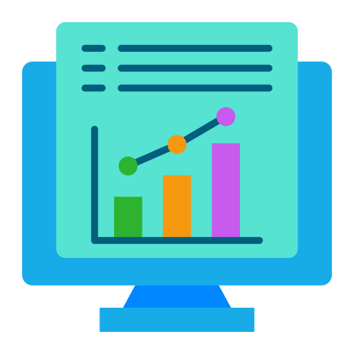 statistiche Generic color fill icona