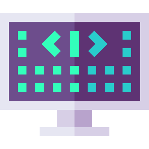 programmazione Basic Straight Flat icona