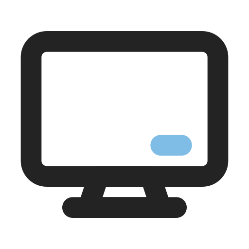 monitor Generic color outline ikona