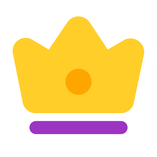 Crown Generic color fill icon