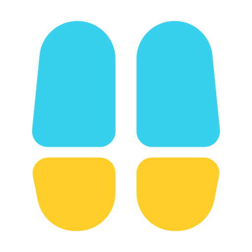 Footstep Generic color fill icon