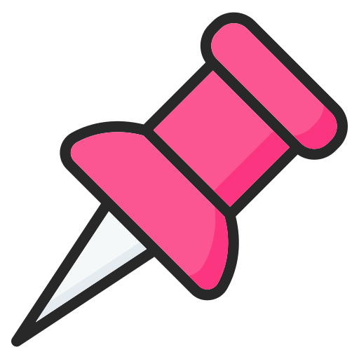 Push pin Generic color lineal-color icon