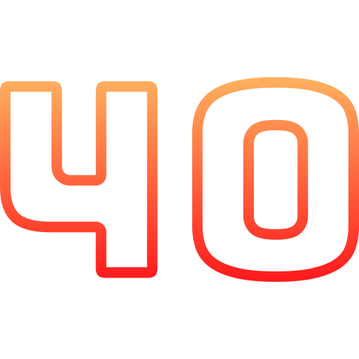 40 Generic gradient outline icon