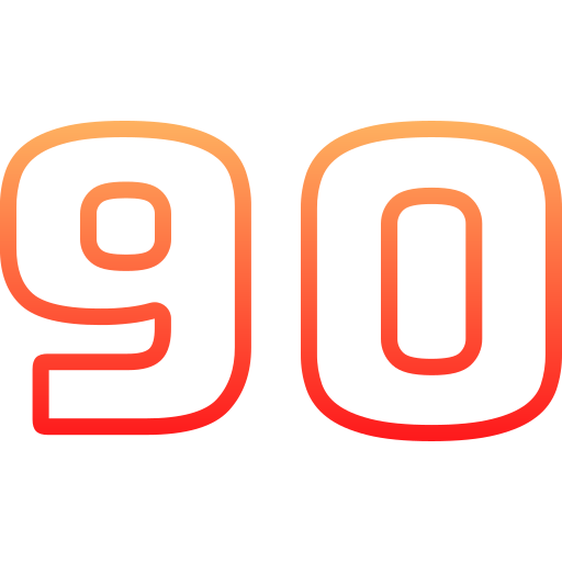90 Generic gradient outline icono