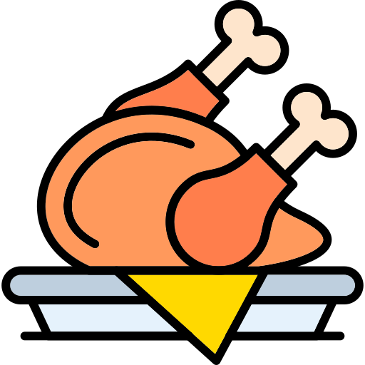 coscia di pollo Generic color lineal-color icona