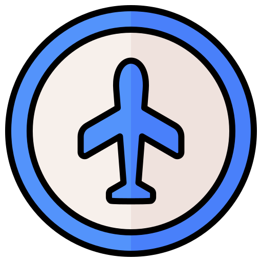 Airplane Generic color lineal-color icon