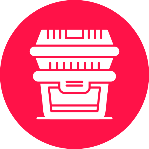 Food container Generic color fill icon