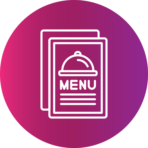 menu Generic gradient fill Icône