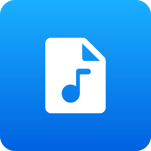 Audio file Generic gradient fill icon
