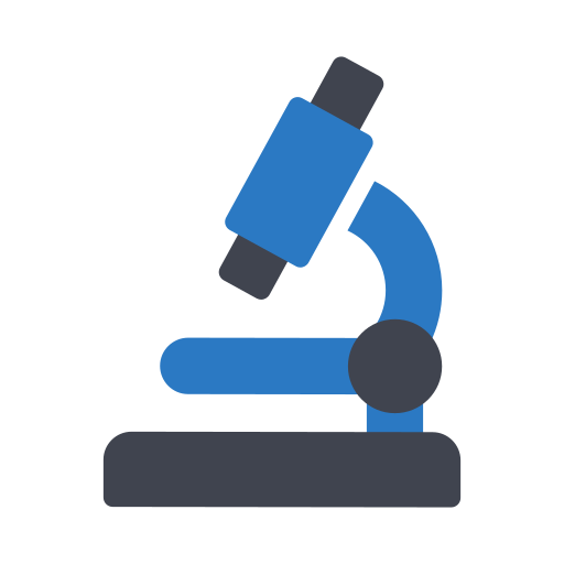 microscoop Generic color fill icoon