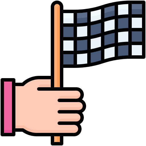 bandiera finale Generic color lineal-color icona
