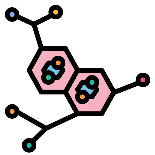 Enzima Generic color lineal-color Ícone