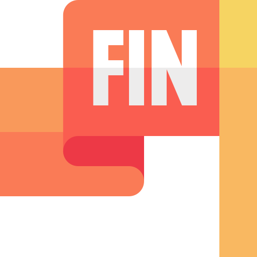 Fin Basic Straight Flat icon