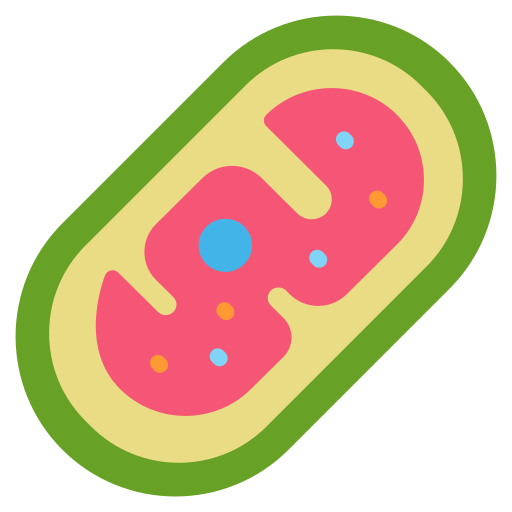 Mitochondria Generic color fill icon