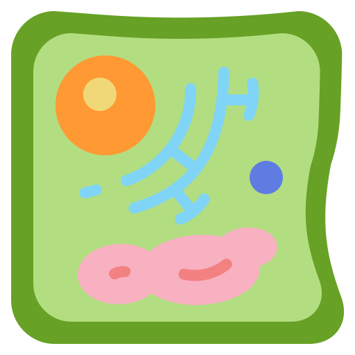 식물 세포 Generic color fill icon